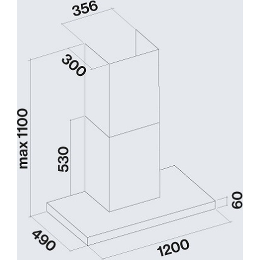 Витяжка Falmec PLANE Plus NRS 120 Stainless steel (800) - изображение 4