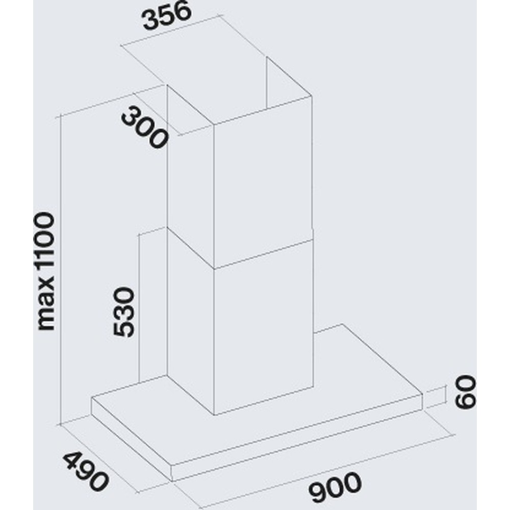 Витяжка Falmec PLANE Plus NRS 90 Black - изображение 3