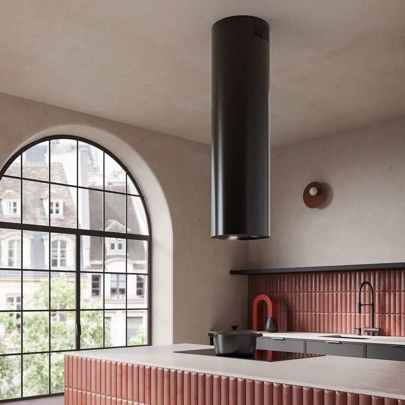 Витяжка Falmec POLAR EVO Black 35 isola - изображение 8