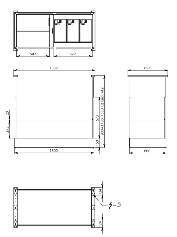 Вытяжка Falmec SPAZIO 130 NERO - изображение 3