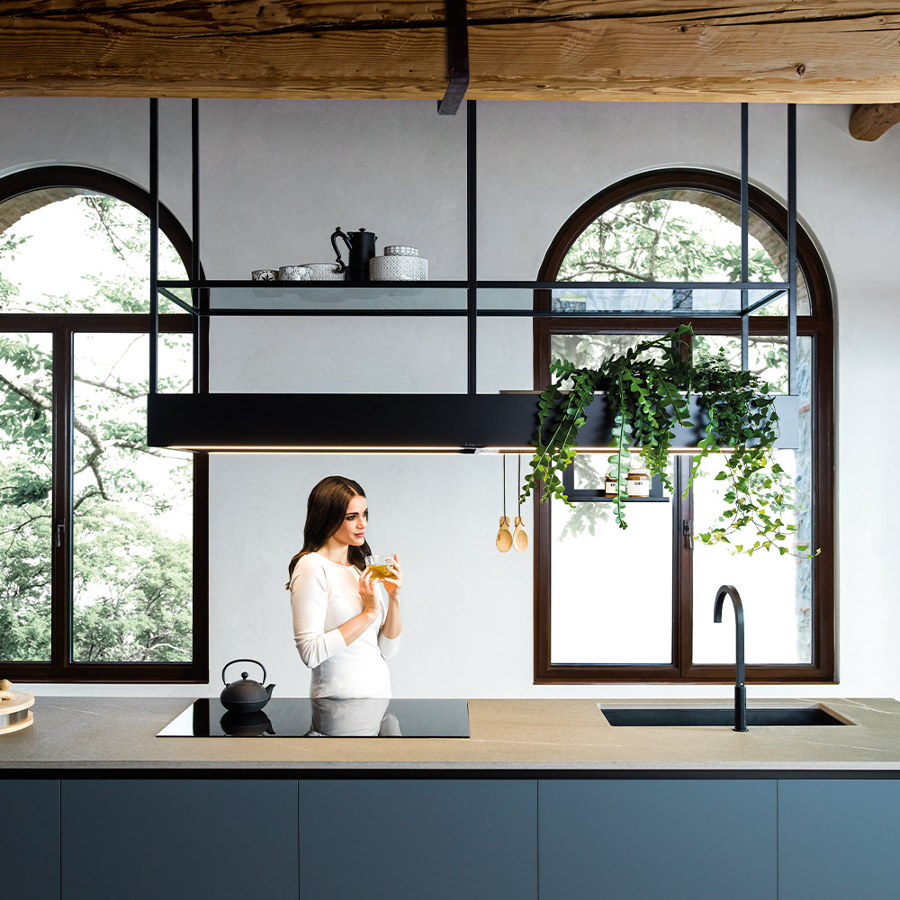 Витяжка Falmec SPAZIO 180 Black isola - изображение 3