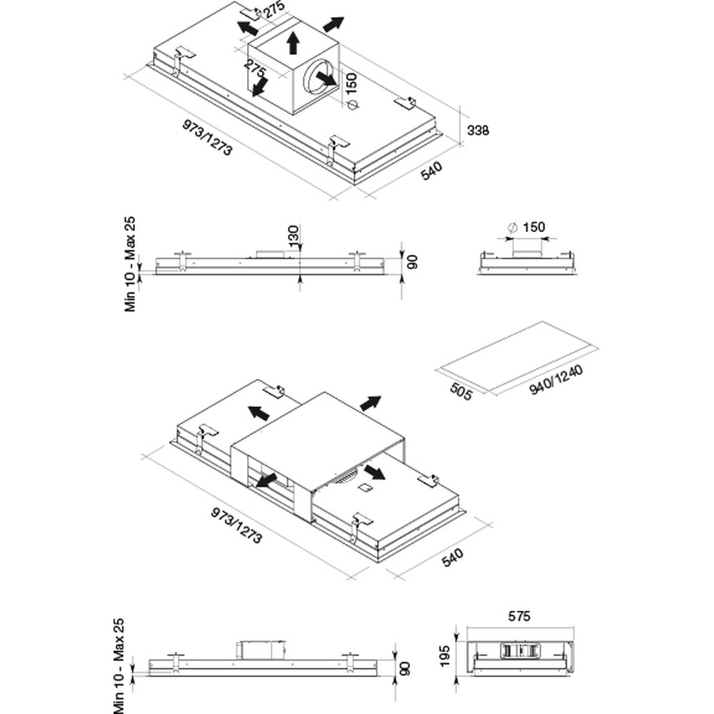 Витяжка Falmec STELLA EVO IS.90 WHITE - изображение 2