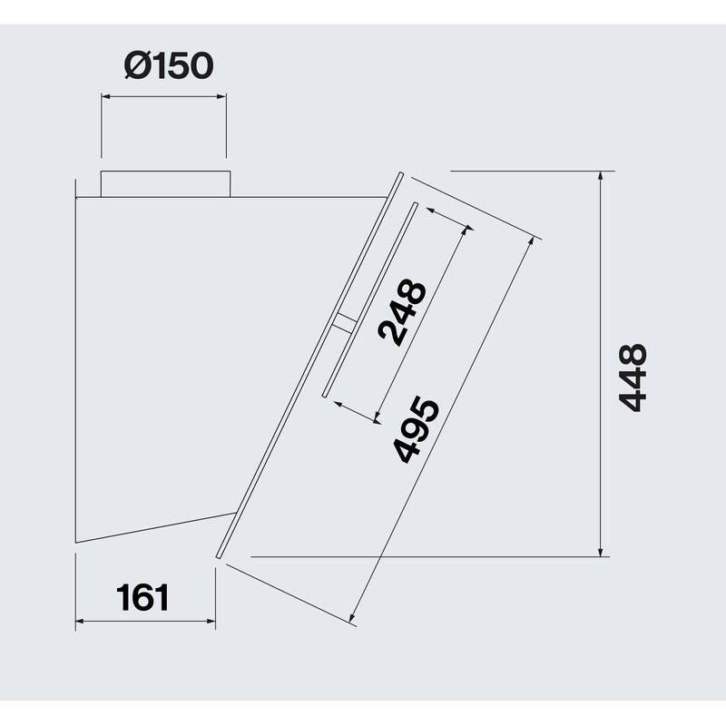 Витяжка Falmec VERSO NEW 55 White - изображение 4