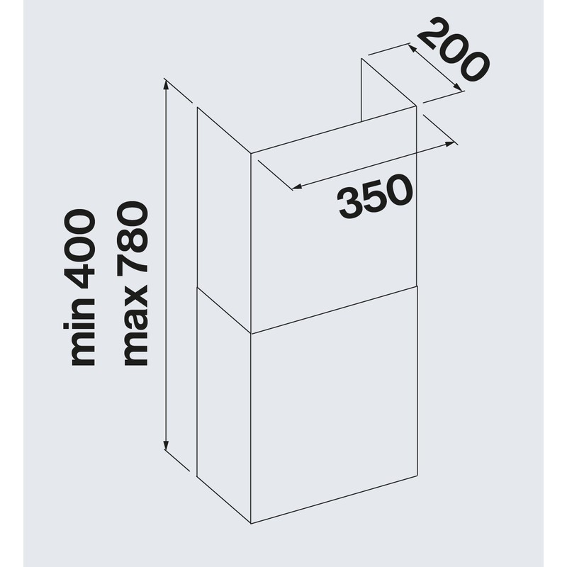 Витяжка Falmec VERSO NEW 85 White - изображение 2