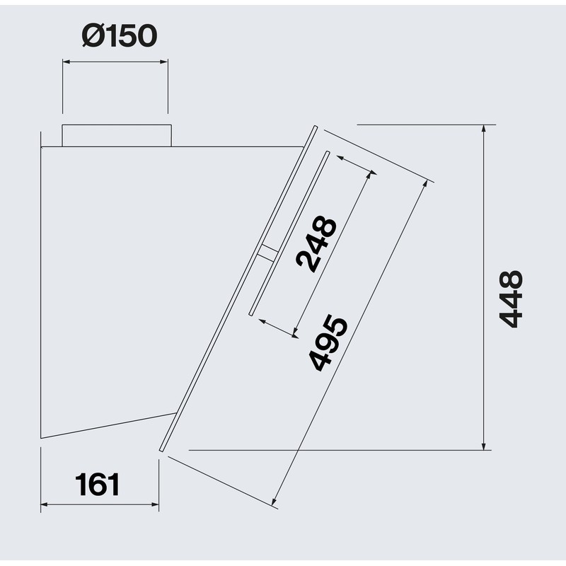 Витяжка Falmec VERSO NEW 85 White - изображение 4