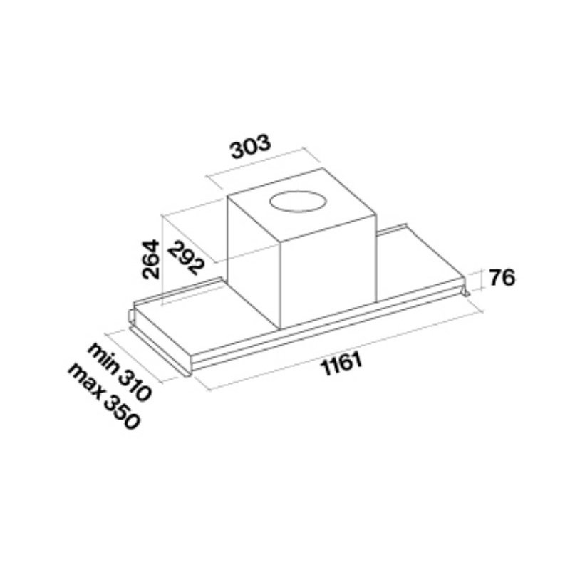 Витяжка Falmec VIRGOLA EVOLUTION 120 E.P. BLACK - изображение 3