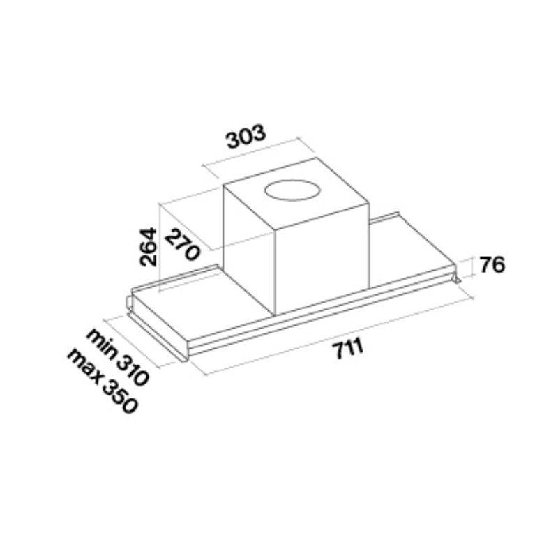 Витяжка Falmec VIRGOLA EVOLUTION 75 E.P. - изображение 4