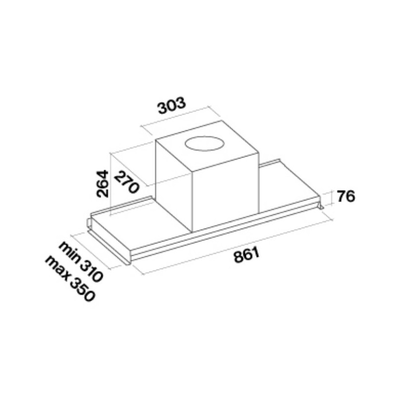 Витяжка Falmec VIRGOLA EVOLUTION 90 E.P. - изображение 4