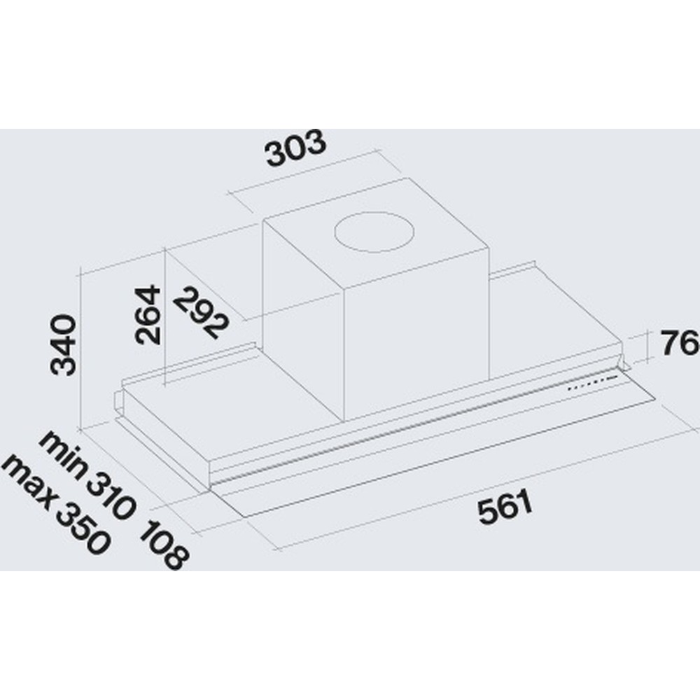 Витяжка Falmec VIRGOLA NO-DROP Touch 60 Scotch Brite (800) - изображение 8