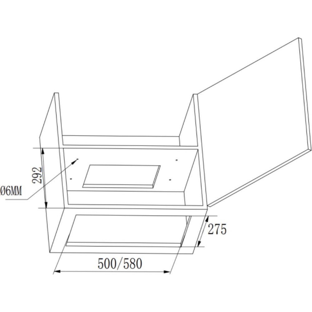 Витяжка InterLine BOXGLASS BL A/60 PB/2/T/2 - изображение 3