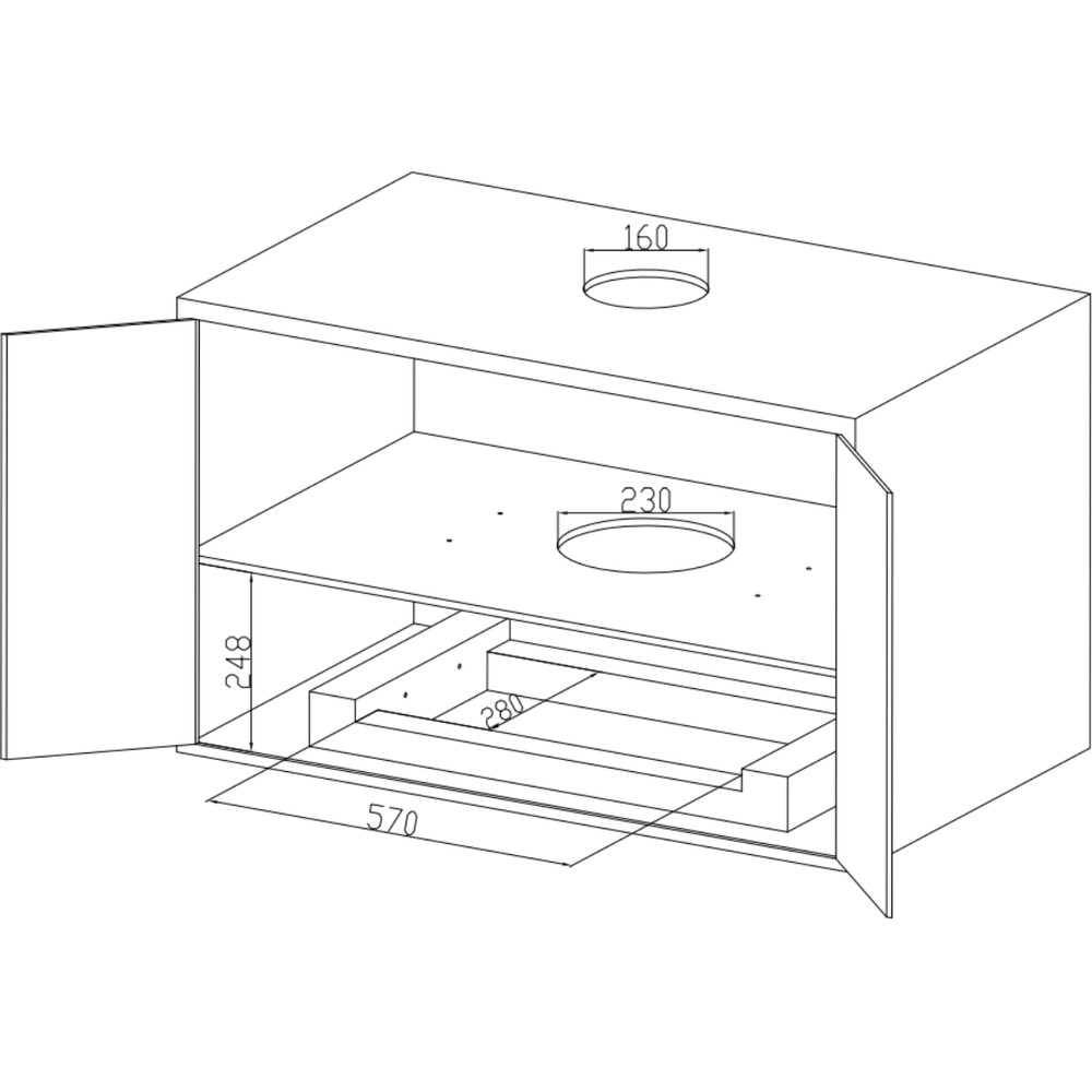 Витяжка InterLine LINE SENS A/60 GL/PB - изображение 3