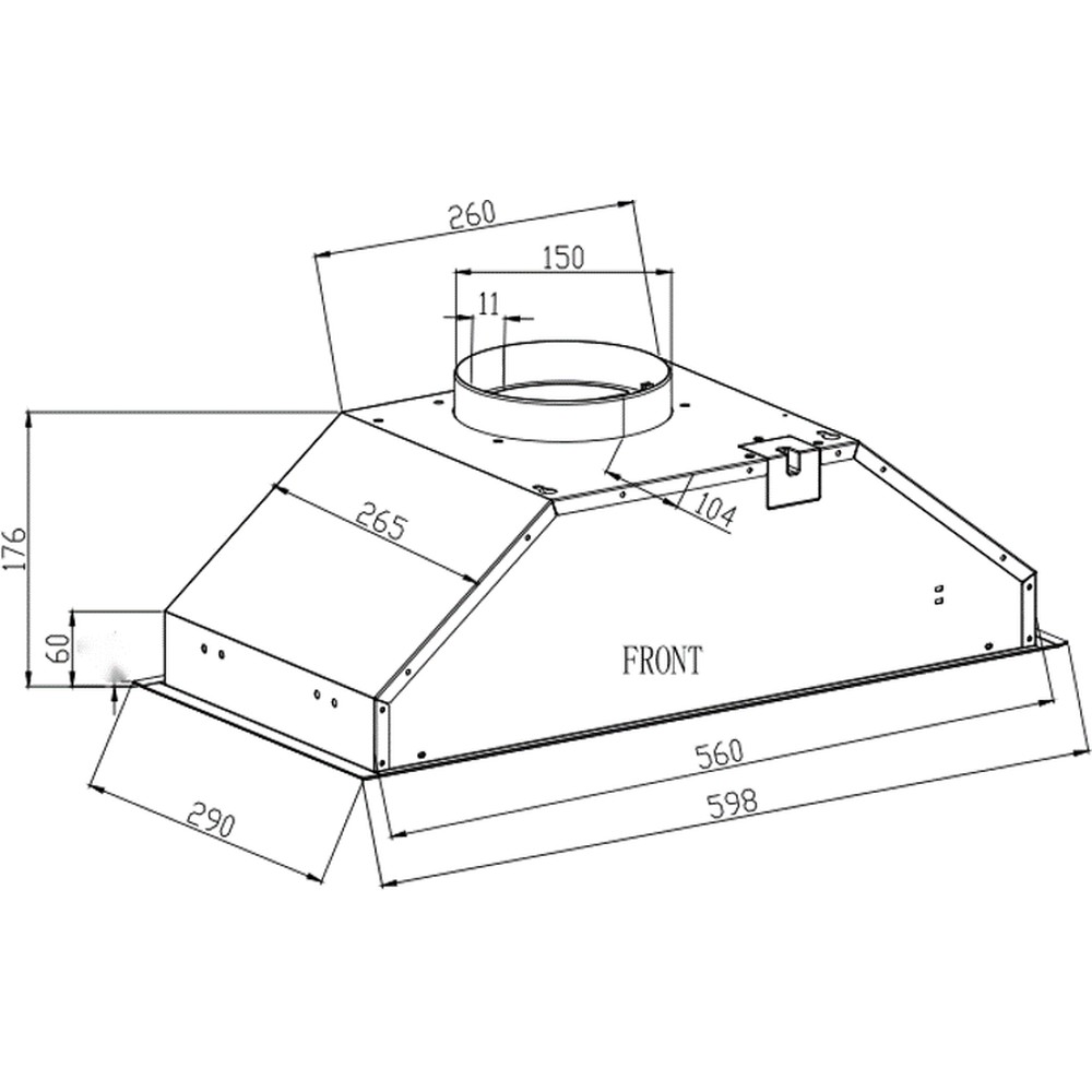 Витяжка InterLine SMART S WH A/60/T - изображение 8