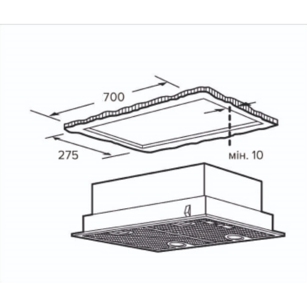 Витяжка InterLine SOLO ULTRA BK A/72/T - изображение 10