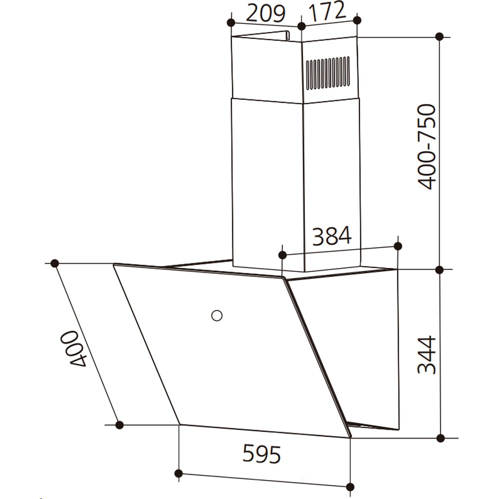 Вытяжка InterLine STREAM MATT BL A/60/GL/M - изображение 15