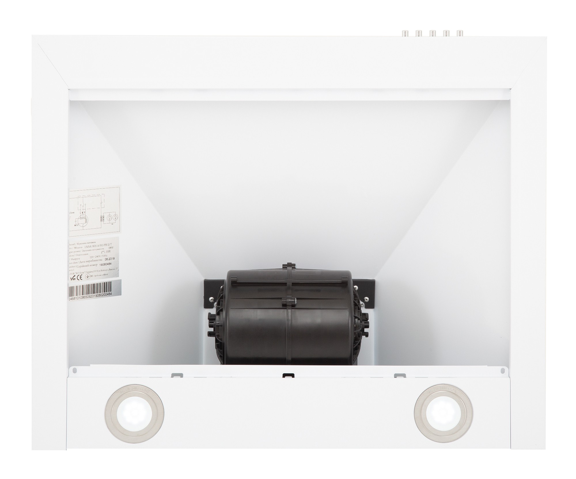 Витяжка InterLine UNNA WH A/60 PB/2/T - изображение 5