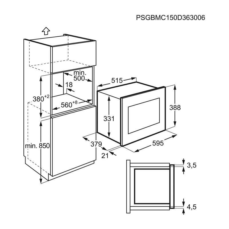 Мікрохвильова піч AEG MSB2547D-M - изображение 6