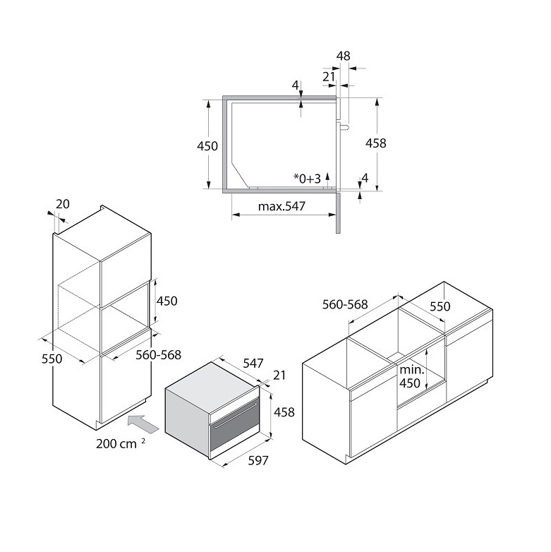 Мікрохвильова піч Asko OM8464A - изображение 3