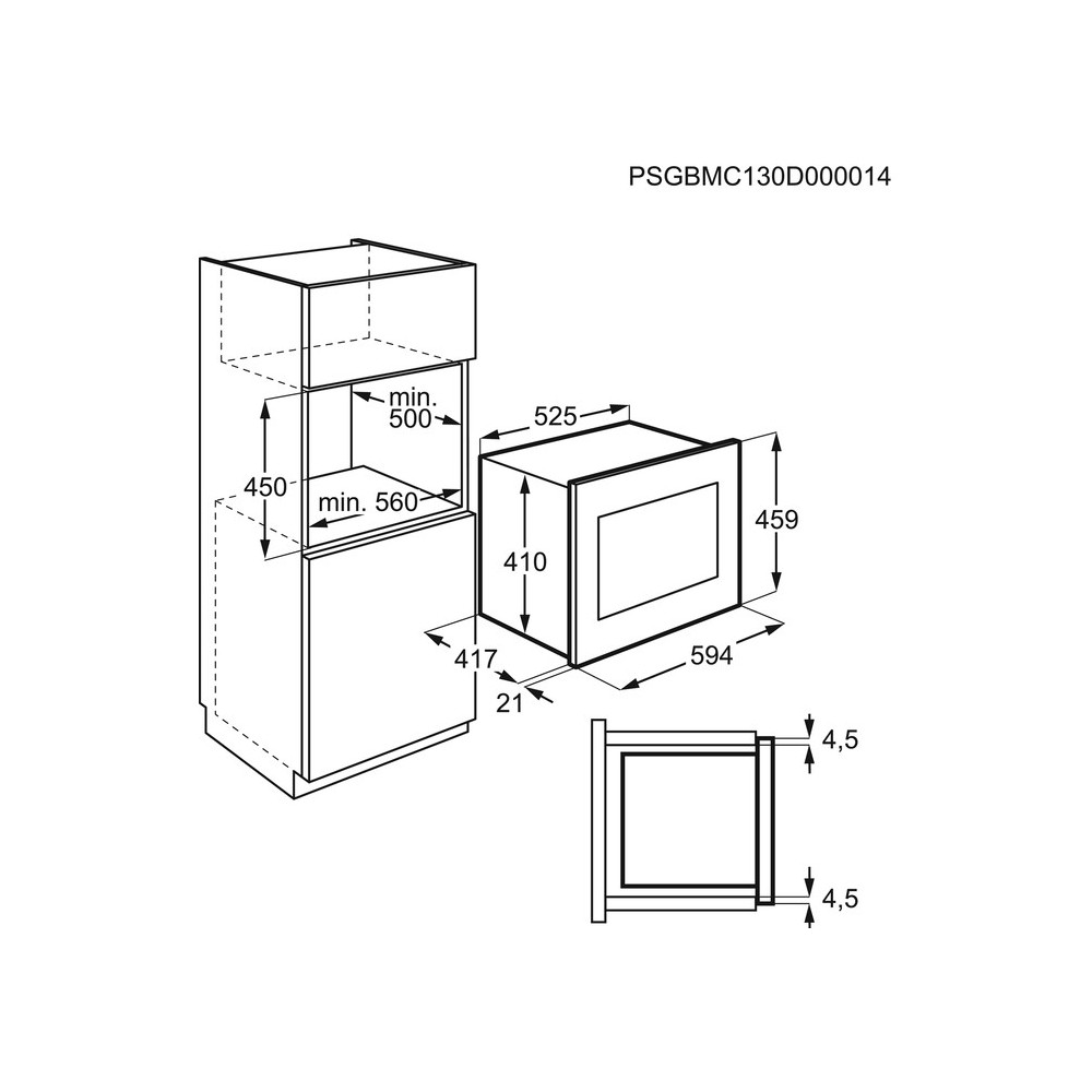 Мікрохвильова піч Electrolux KMFE264TEX - изображение 4