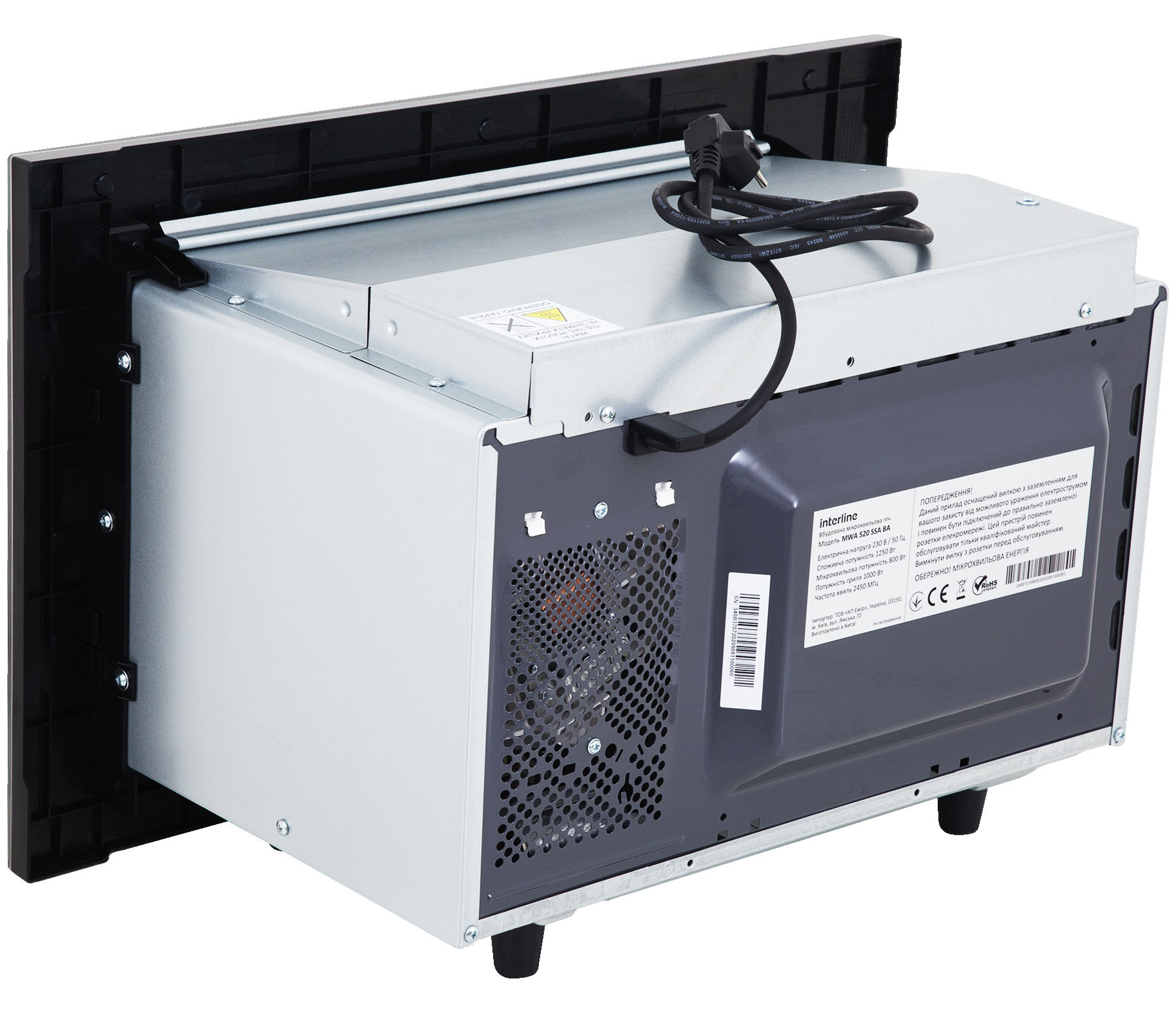 Мікрохвильова піч InterLine MWA 520 SSA BA - изображение 6