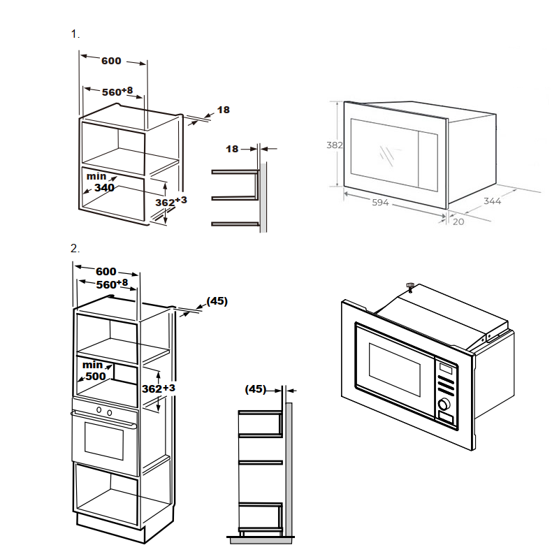 Мікрохвильова піч InterLine MWA 520 SSA BA - изображение 8
