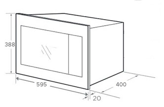 Мікрохвильова піч InterLine MWG 725 ESA BB - изображение 5