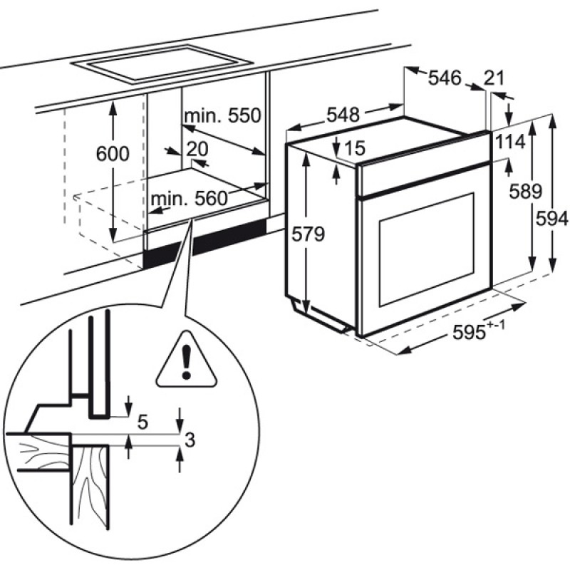 Духовой шкаф AEG BER455120B - изображение 6