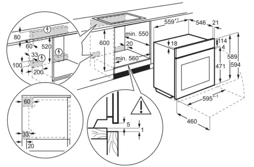 Духова шафа AEG BPK556360M - изображение 7