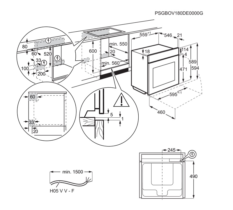 Духова шафа AEG BPR742320B - изображение 8