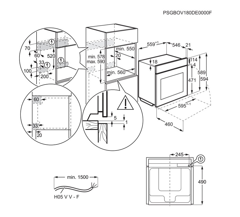 Духова шафа AEG BPR742320B - изображение 7