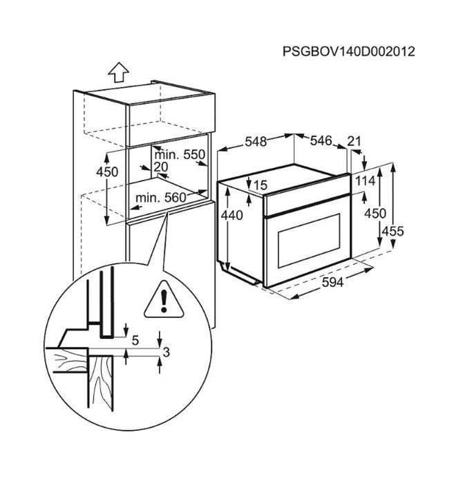 Духовой шкаф AEG KM5840310M - изображение 3