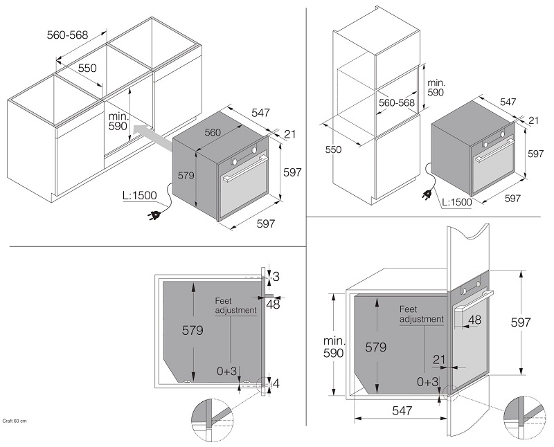 Духова шафа Asko OT8637S EU - изображение 3