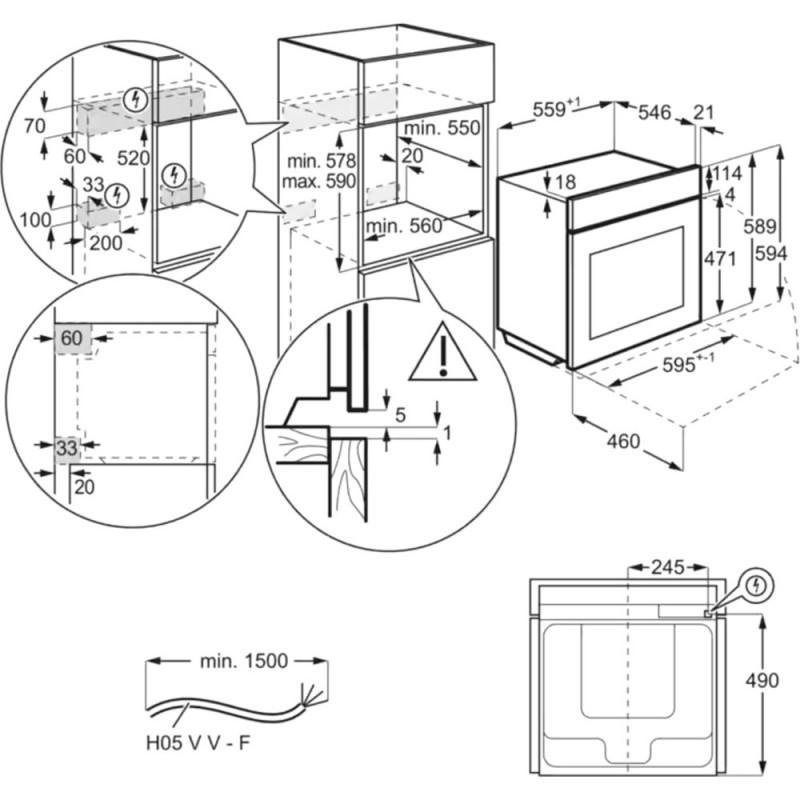 Духова шафа Electrolux COE7P31X - изображение 10