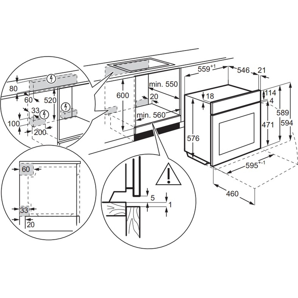 Духова шафа Electrolux EOB8S38X - изображение 7