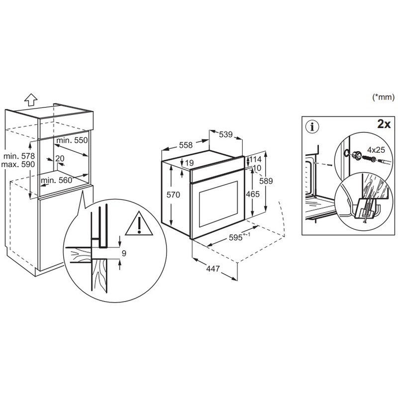 Духовой шкаф Electrolux EOD3F40BX - изображение 6