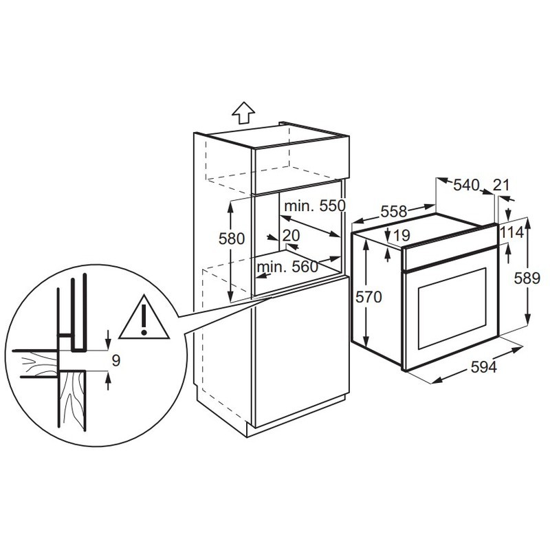 Духовой шкаф Electrolux EOD3H50BK - изображение 9