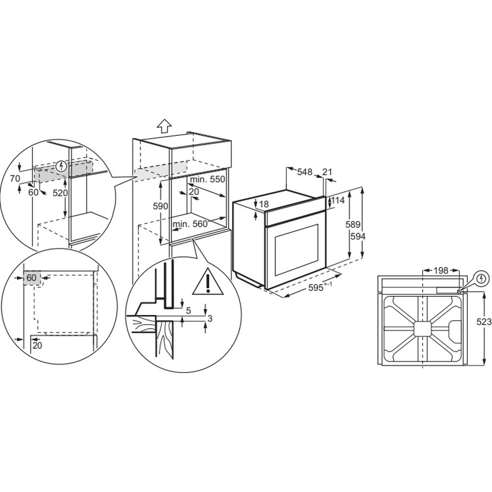 Духова шафа Electrolux EOE8P39WV - изображение 8