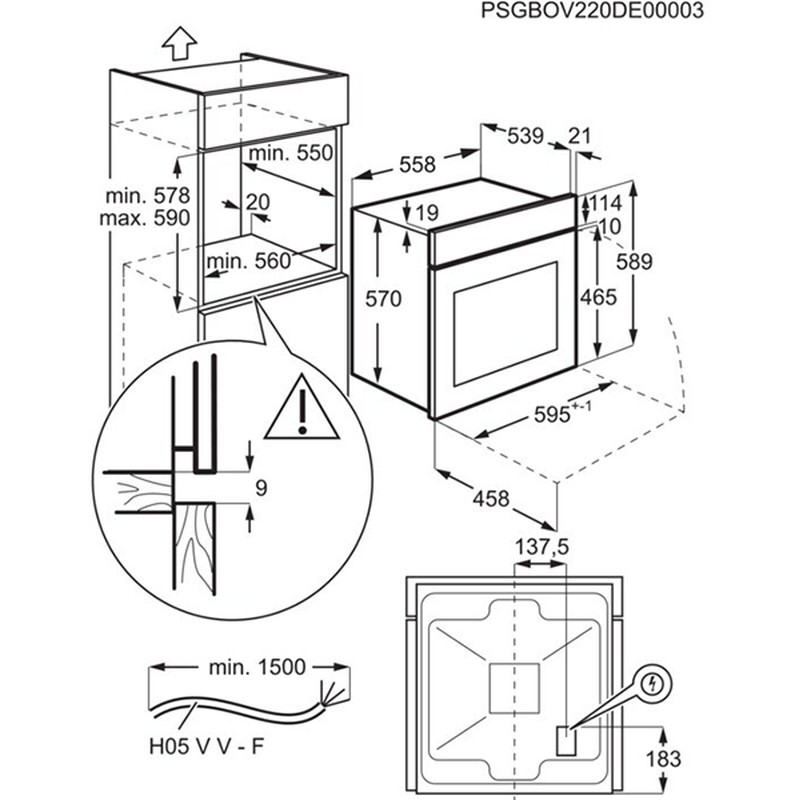 Духова шафа Electrolux EOF3H00BX - изображение 8
