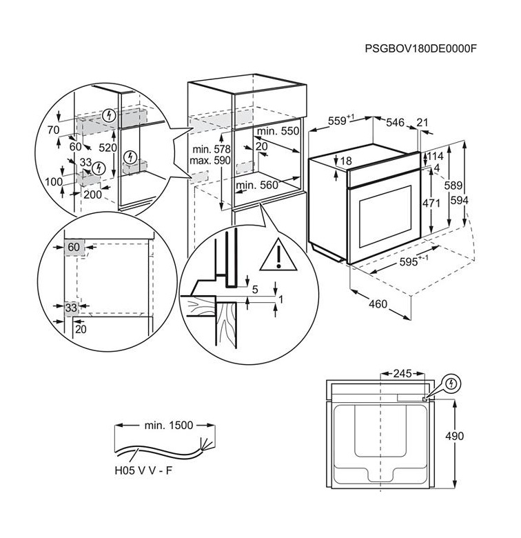Духова шафа Electrolux KOAAS31WT - изображение 8