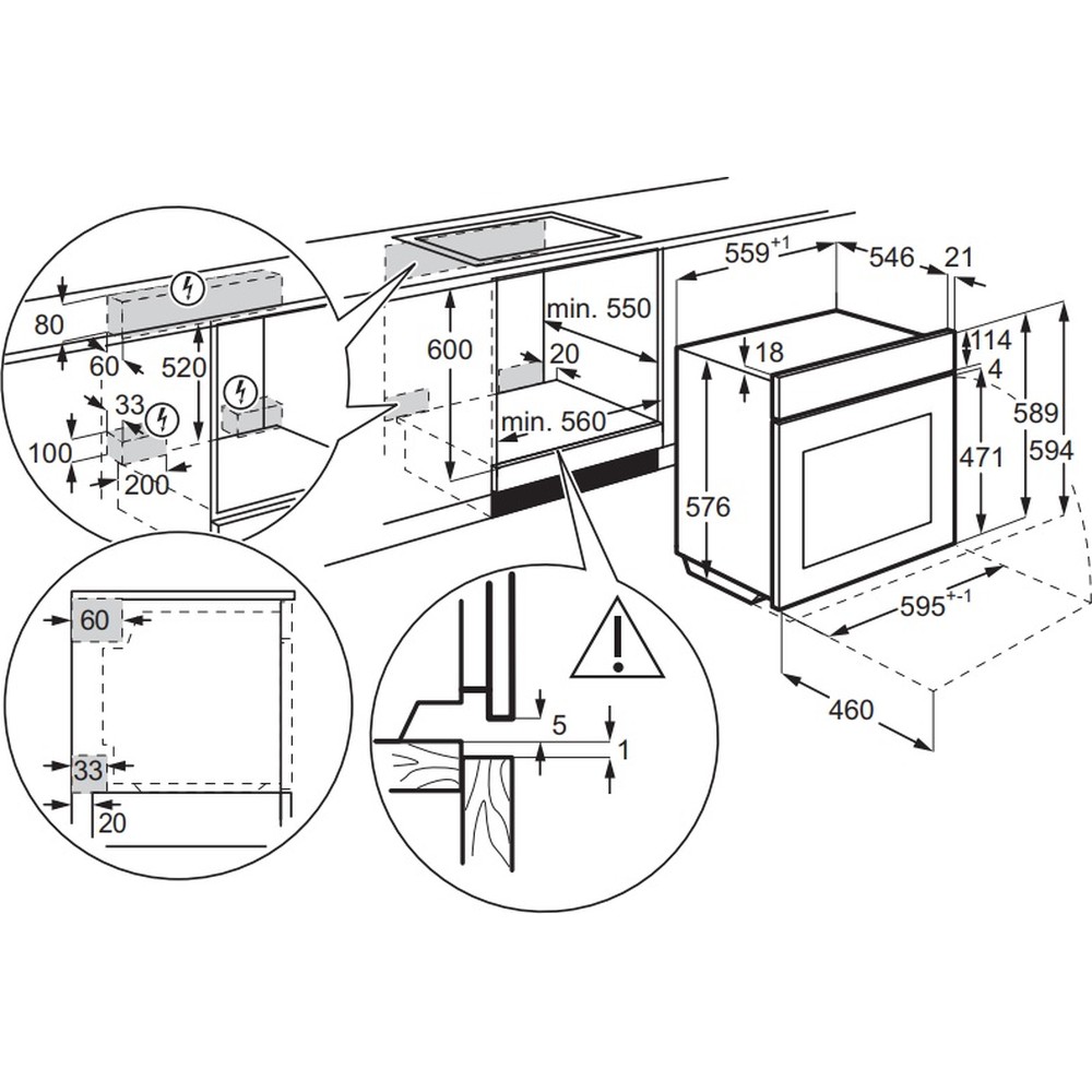 Духова шафа Electrolux KOAAS3ST - изображение 5