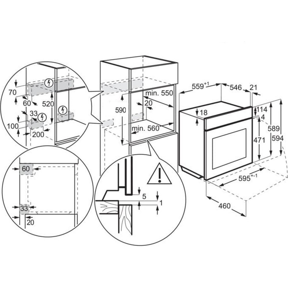 Духова шафа Electrolux KODEF75X2 - изображение 7