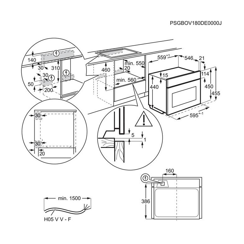 Духова шафа Electrolux KVLAE00WT - изображение 9