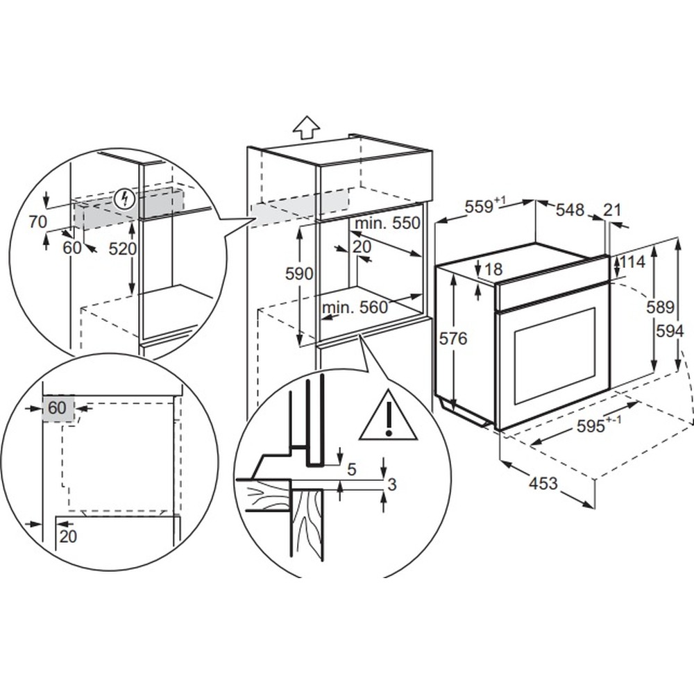 Духова шафа Electrolux LOE7F31S - изображение 7