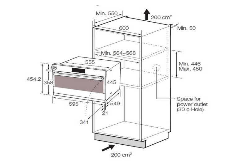 Духова шафа Samsung NQ50H5533KS/WT - изображение 7