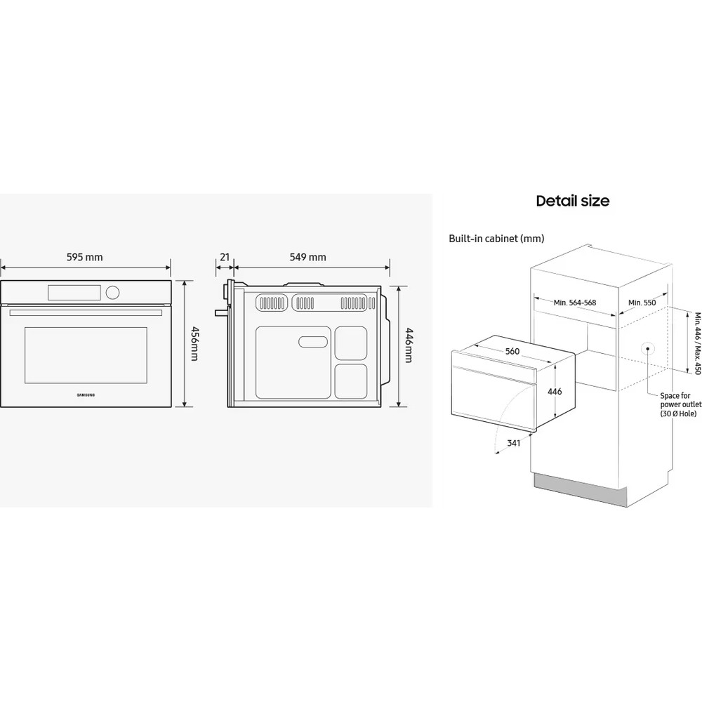Духова шафа Samsung NQ5B6753CAN/WT - изображение 11
