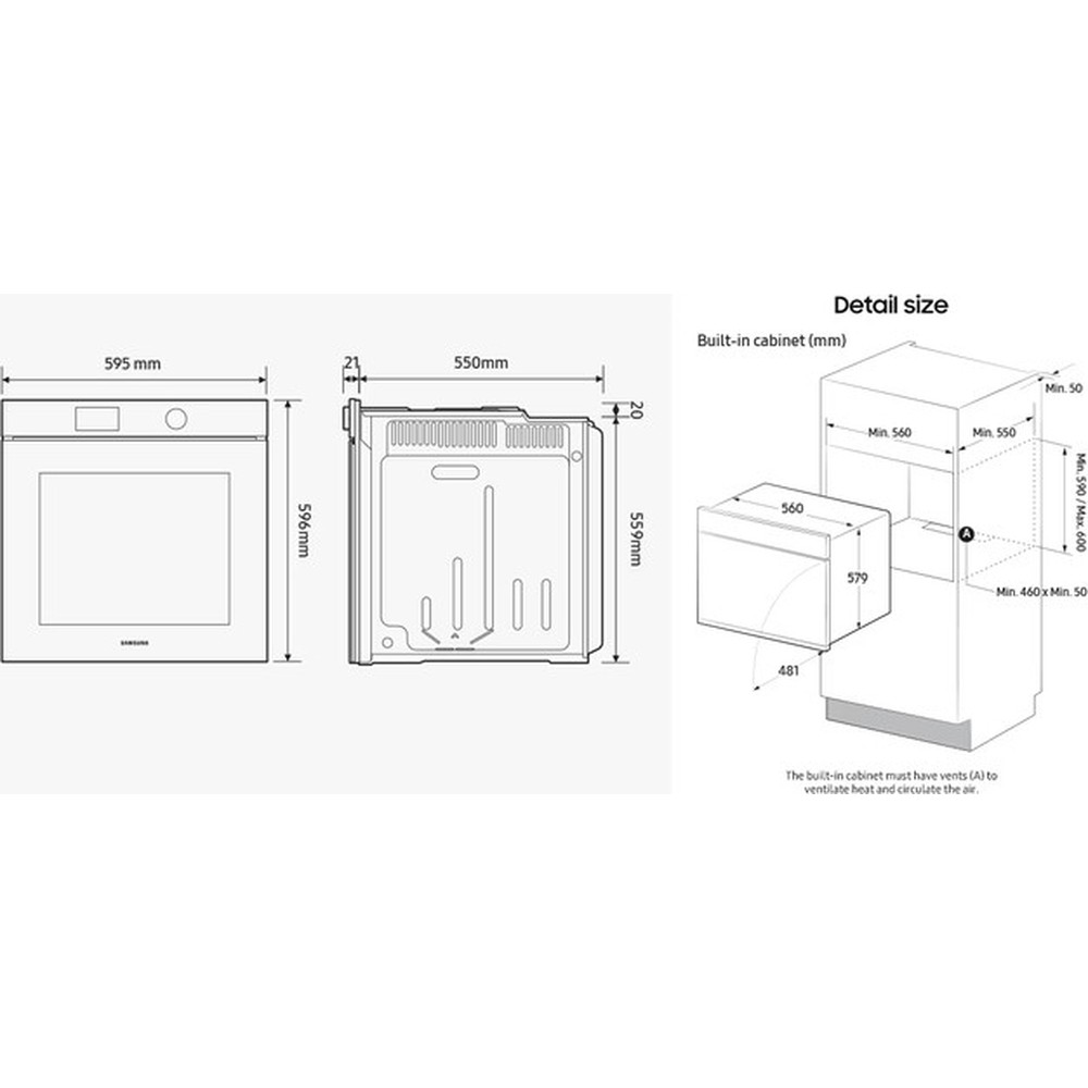Духовой шкаф Samsung NV7B7997AAA/WT - изображение 17