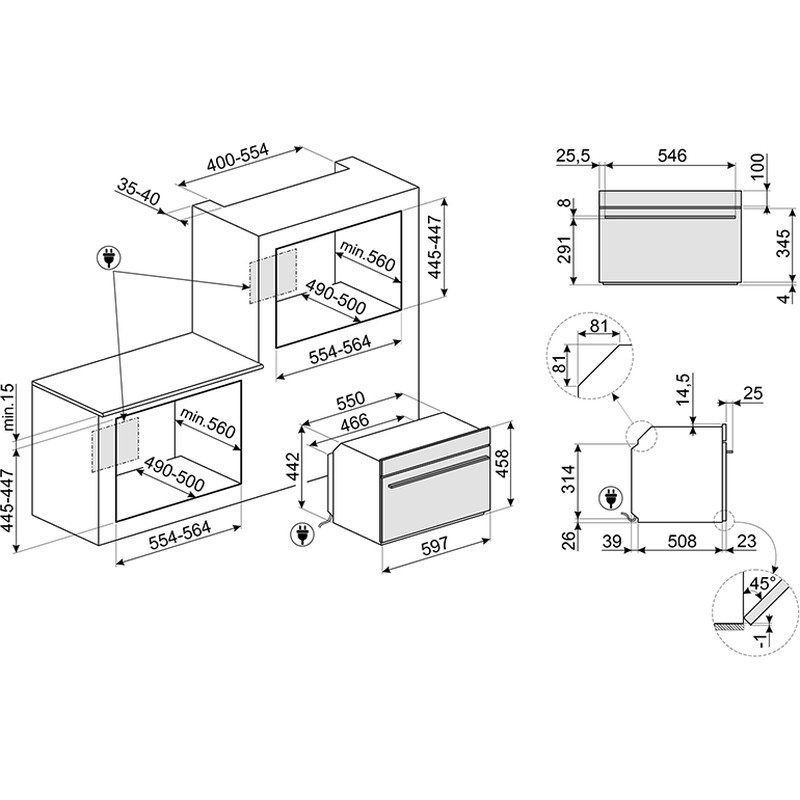 Духова шафа Smeg SO4604S4PNR - изображение 5