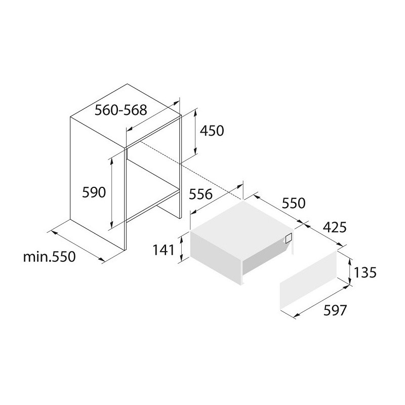 Шафа для підігріву посуду Asko ODW8127B - изображение 3