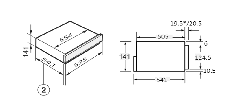 Шафа для підігріву посуду InterLine JEG 760 SYD BA - изображение 9