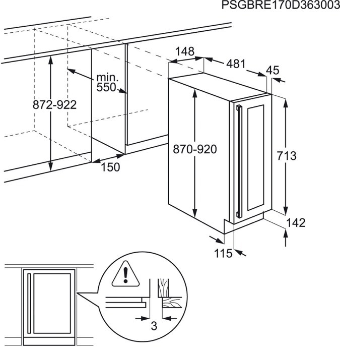 Винный шкаф AEG SWB61501DG - изображение 6