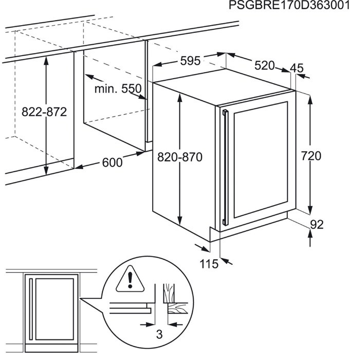 Винный шкаф AEG SWB66001DG - изображение 7